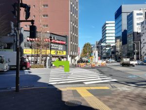八丁堀駅からはりふくまで